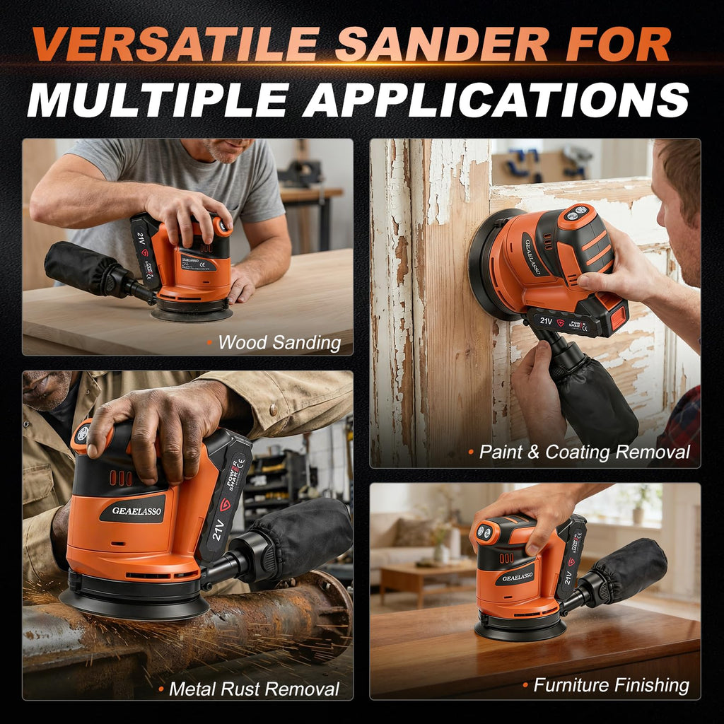 Cordless Random Orbital Sander 5 Inch R936998