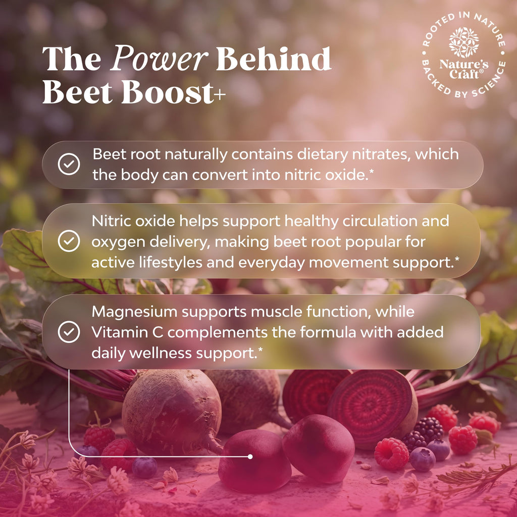 Beet Root Gummies with Vitamin C 60 Ct W233