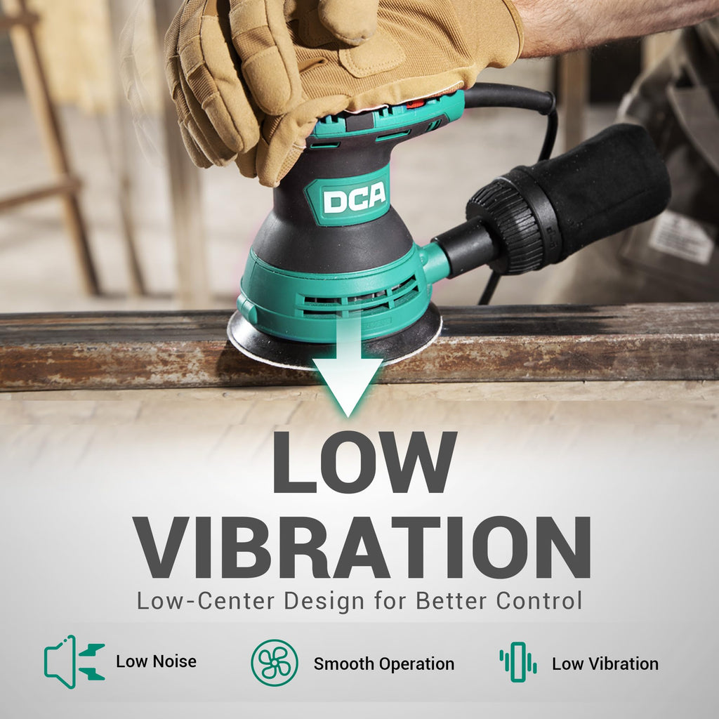 3.0 AMP Corded Random Orbital Sander 6 Speeds 5-Inch L43091