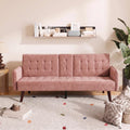 Pink Convertible Sleeper Sofa V6994