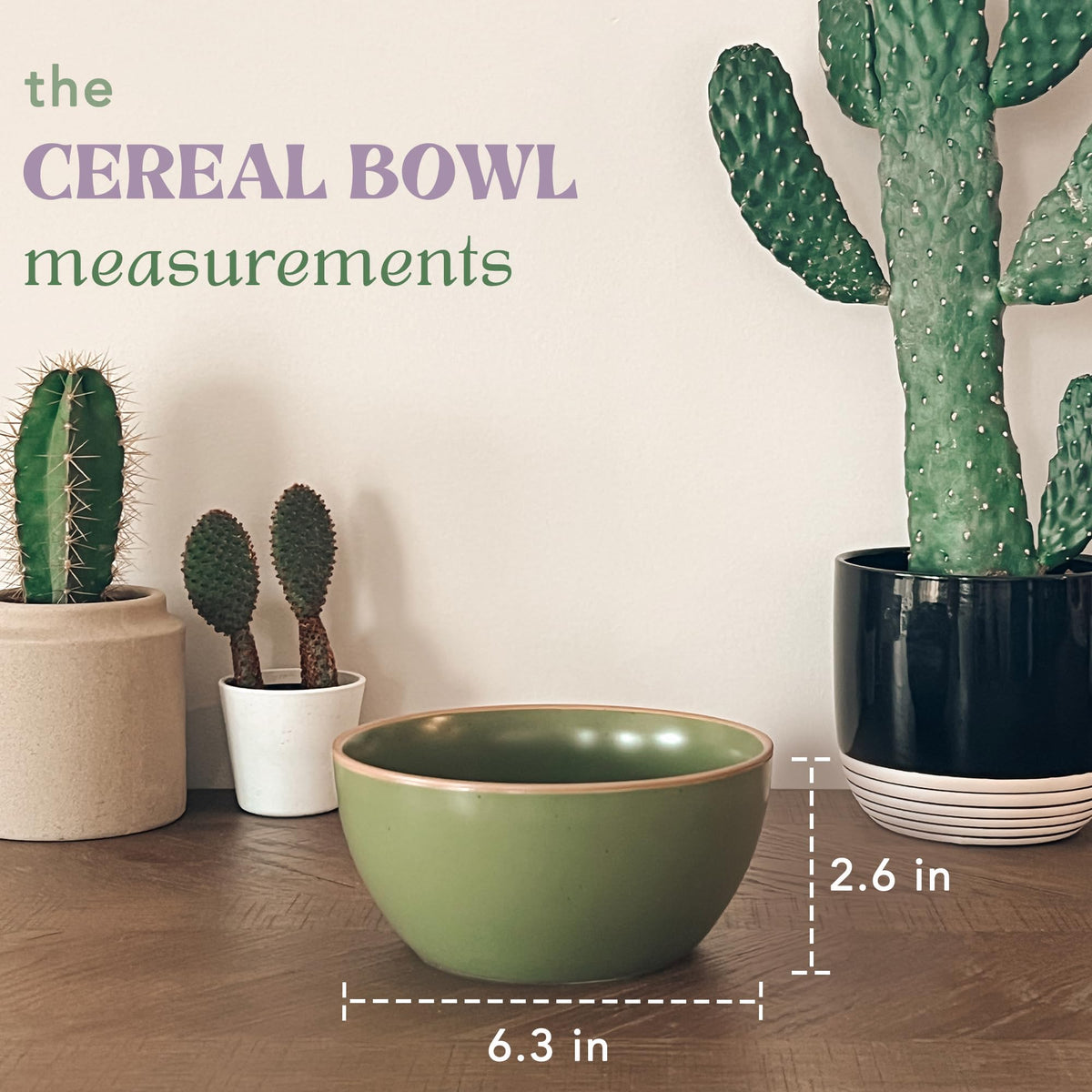 Ceramic Matte Bowls Set of 4 28oz W821189