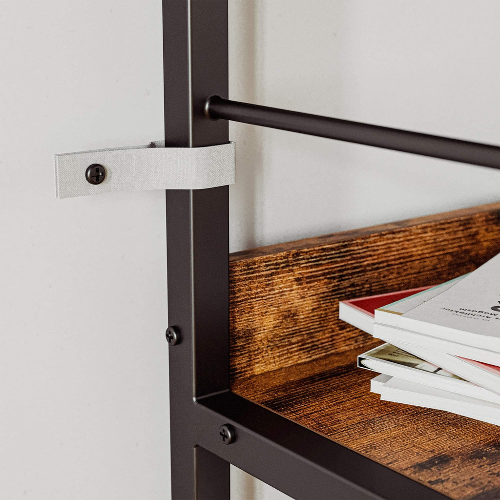5 Tier Metal Frame Ladder Bookcase M943