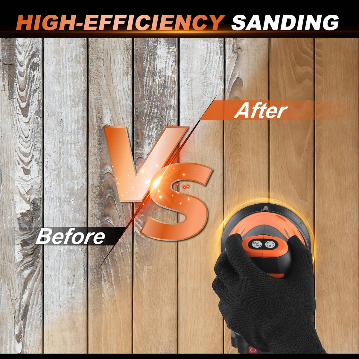 Cordless Random Orbital Sander 5 Inch R936998
