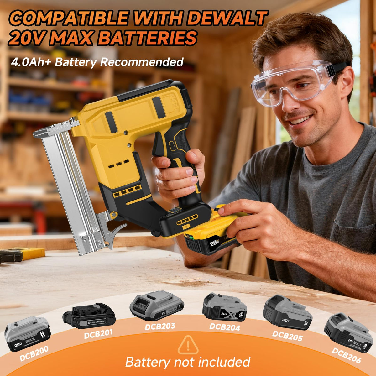 2-in-1 Cordless 18GA Nail Gun & Staple Gun X3638