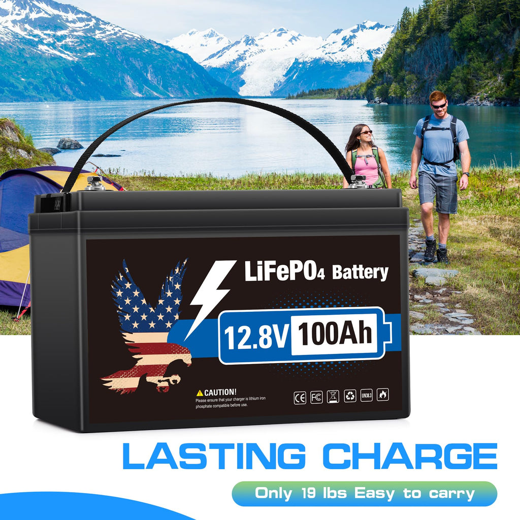 12V 100Ah LiFePO4 Lithium Battery Group 31 V77963