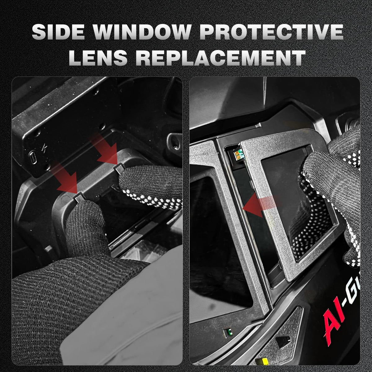 Replacement Lens with Blue Light Protection for Welding Helmet K6257