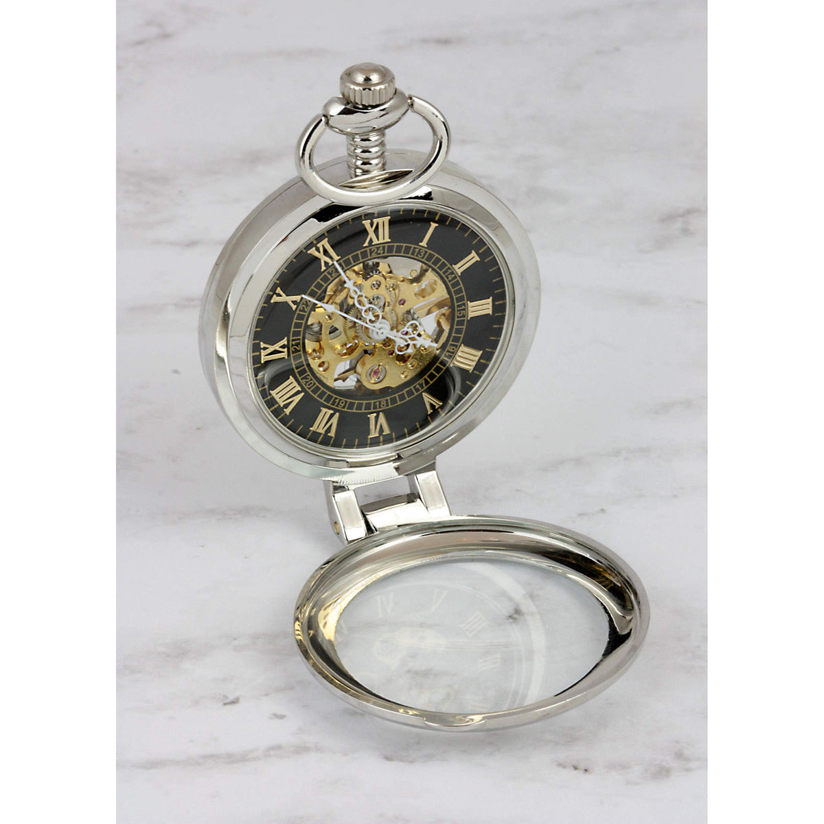 U.S. Coin Pocket Watch with Skeleton Movement T568708