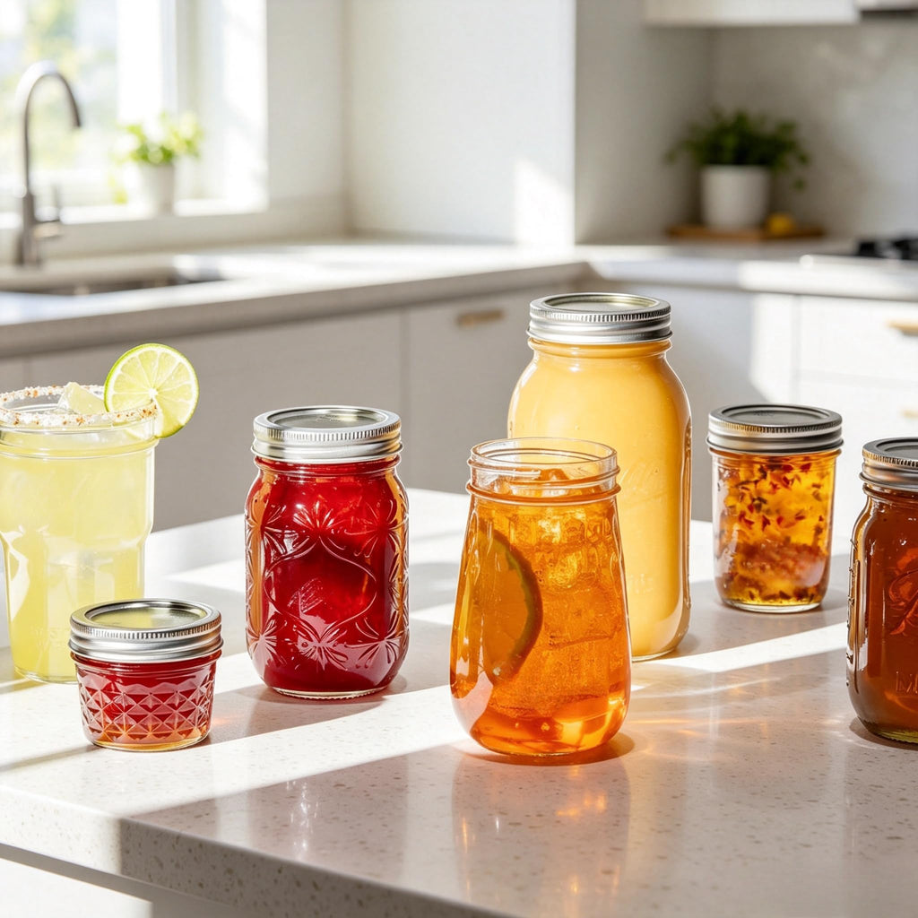 16 oz Wide Mouth Mason Jars 12 Pack U813