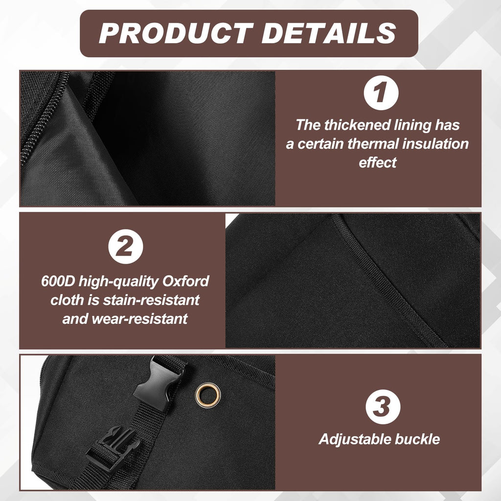 2 Pcs Waterproof Saddle Bag with Pocket T386