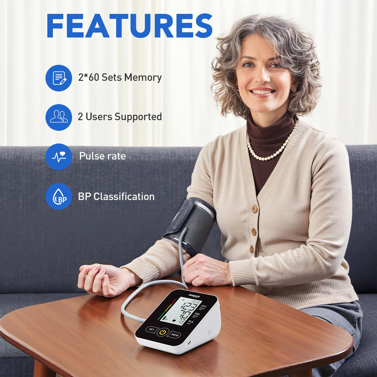 Upper Arm Blood Pressure Monitor D19171