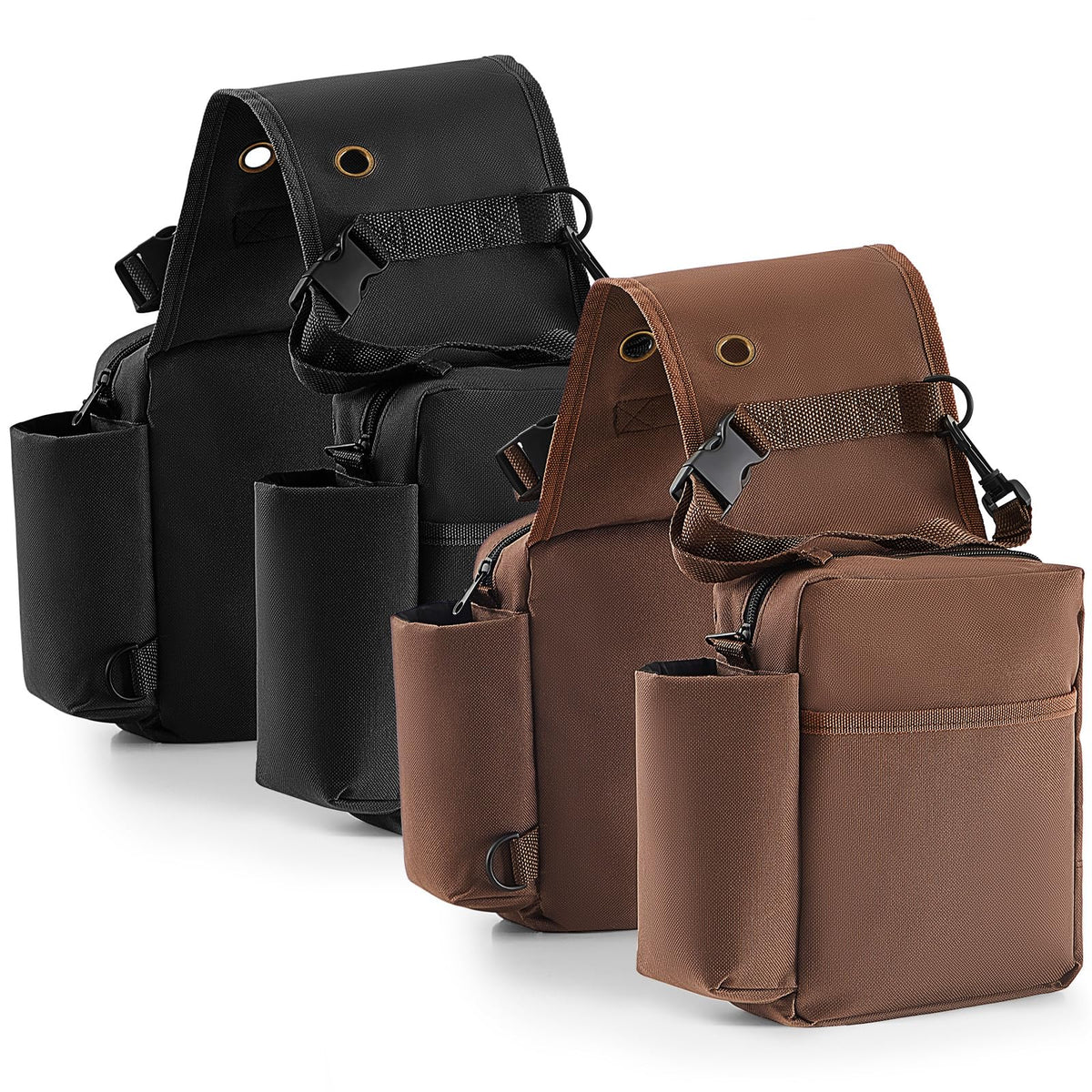 2 Pcs Waterproof Saddle Bag with Pocket T386