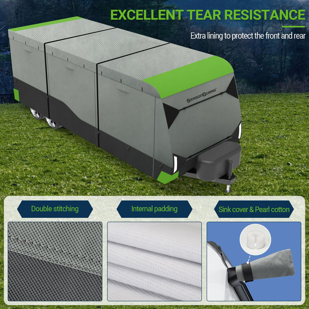 14-16 ft Waterproof Travel Trailer Cover W203