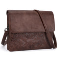 Small Vegan Leather Crossbody Bag with Adjustable Strap W26898