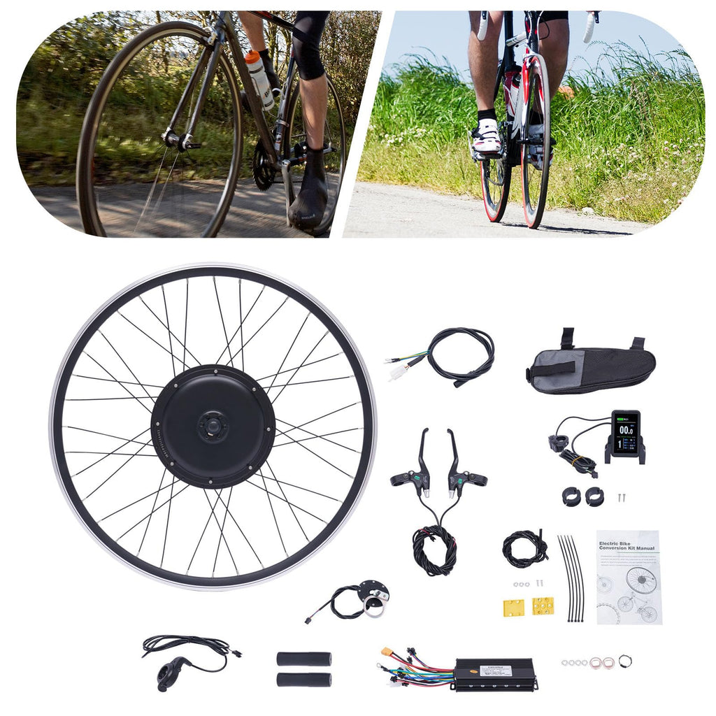 48V 1000W Electric Bike Conversion Kit with LCD Display C7202