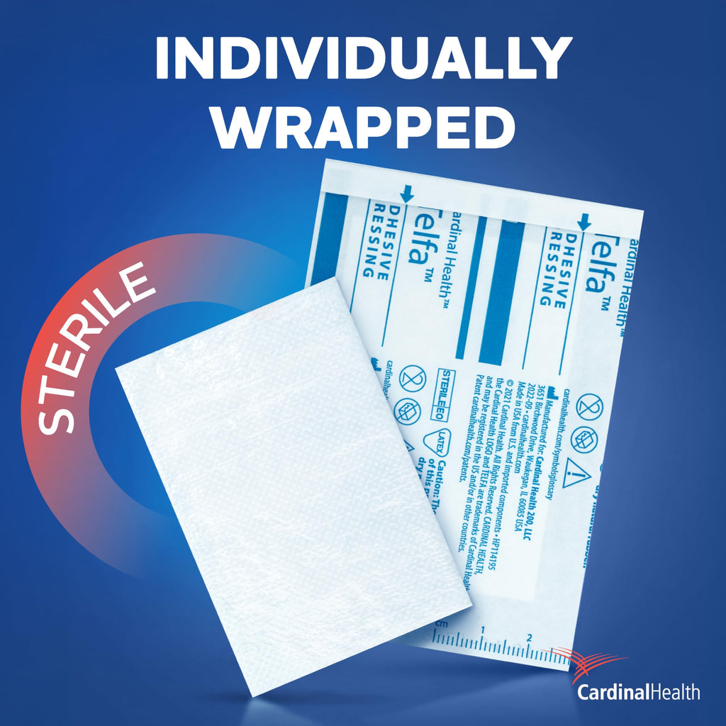 Sterile Adhesive Dressing 2" x 3" Pack of 100 L175948
