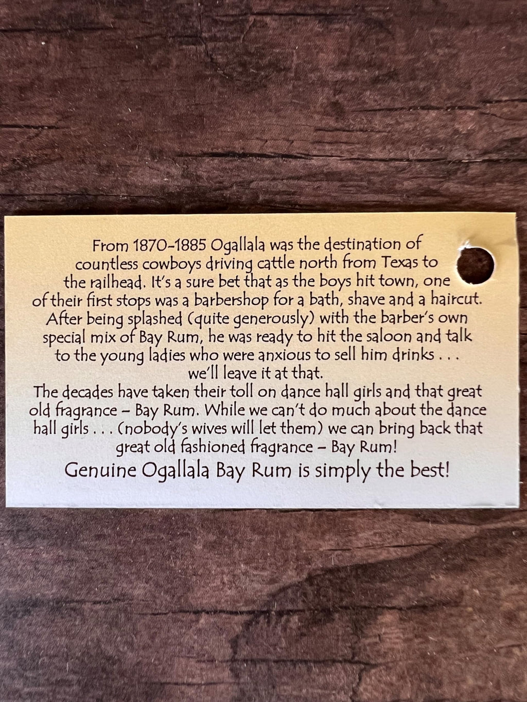 Bay Rum Cologne 8 oz Z1666