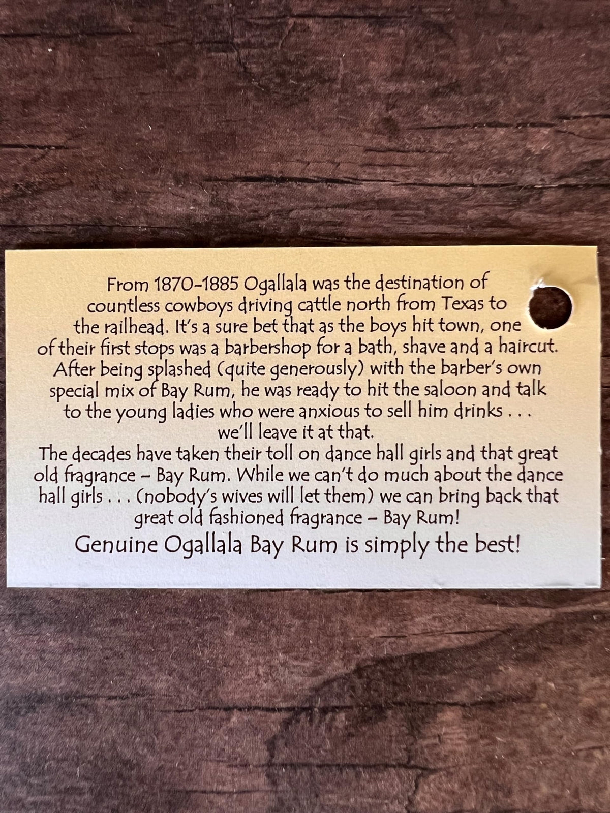 Bay Rum Cologne 8 oz Z1666