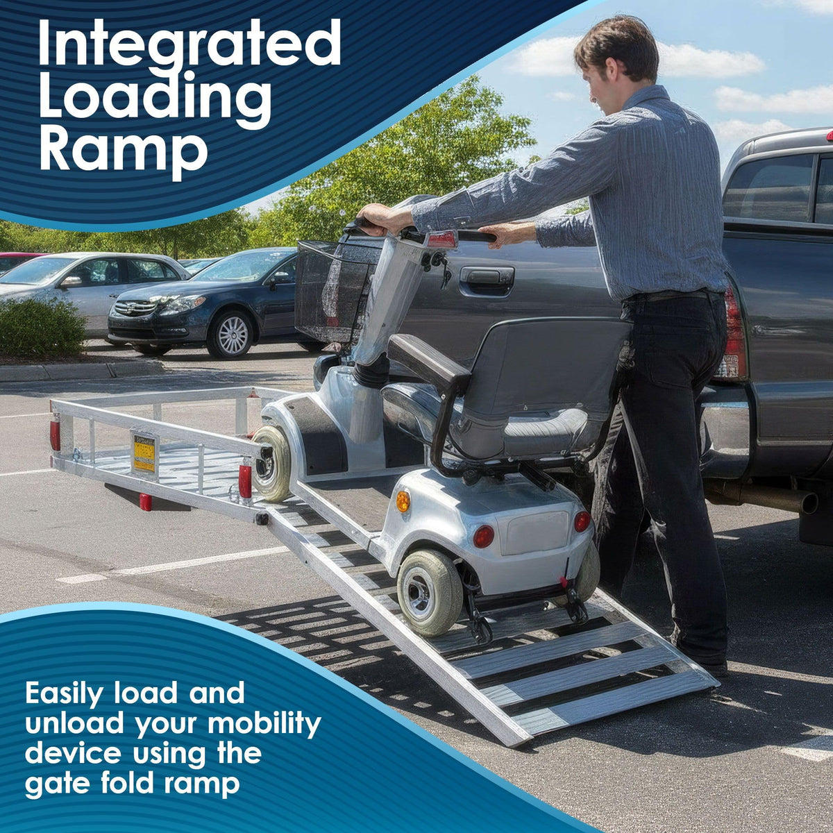 Wheelchair Scooter Carrier with Ramp H2900