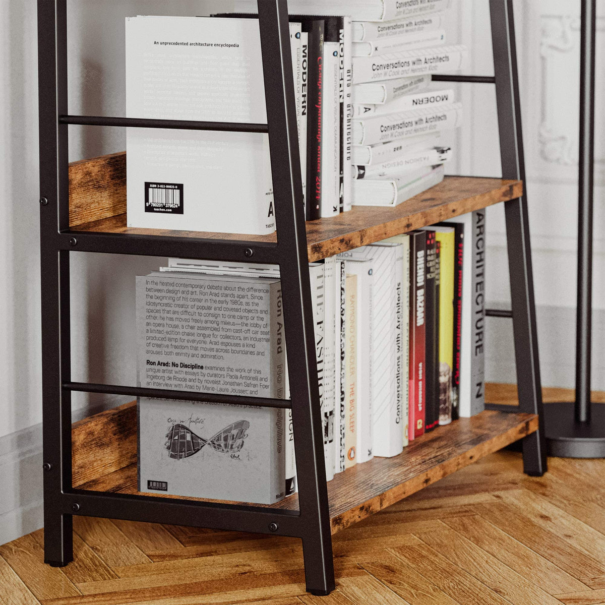 5 Tier Metal Frame Ladder Bookcase M943