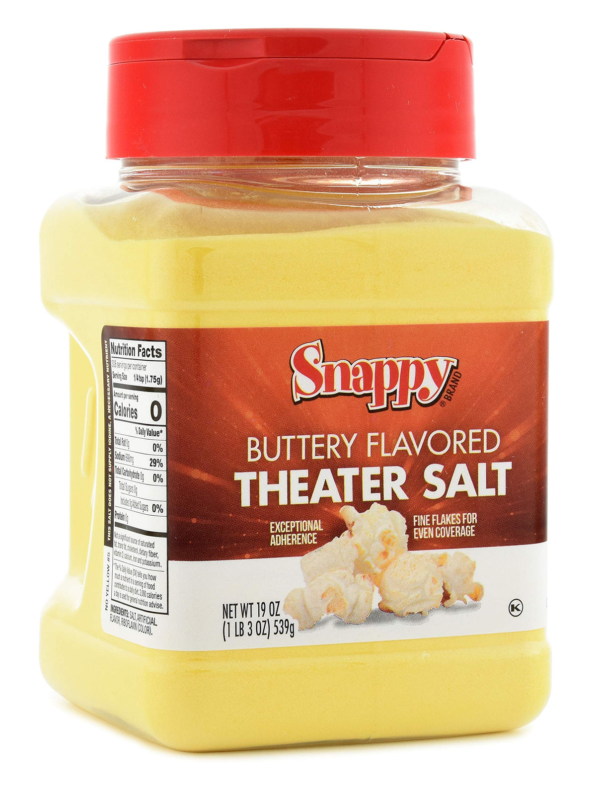 15 oz Coconut Popping Oil, 19 oz Buttery Popcorn Salt N2188